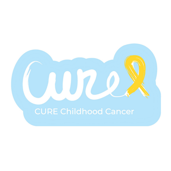 CURE Whimsy Ribbon Sticker