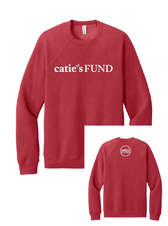 Catie's Fund-Sweatshirt (Red Heather)